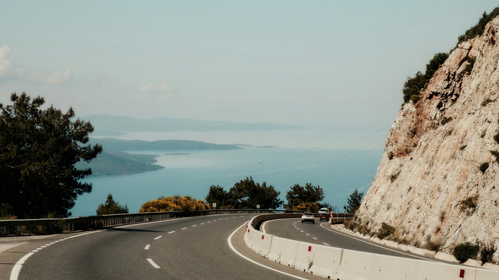 Bay-of-Kotor coast road out of Tivat